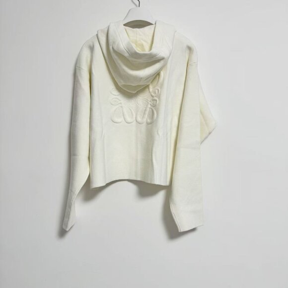 Loewe Anagram wool-blend zip-up hoodie - Picture 5 of 12